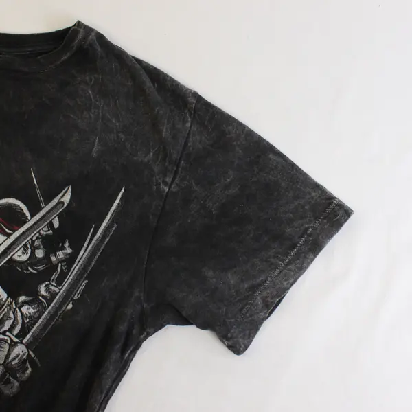 Teenage Mutant Ninja Turtles Gray Short-Sleeved T-Shirt Men's Medium