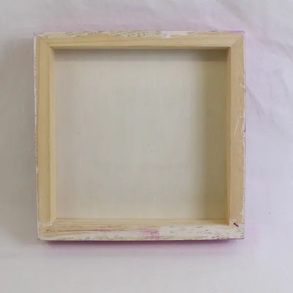 Quirky Surrealist Art by Veronica Bartlett Collage on Wood Panel 8" x 8"