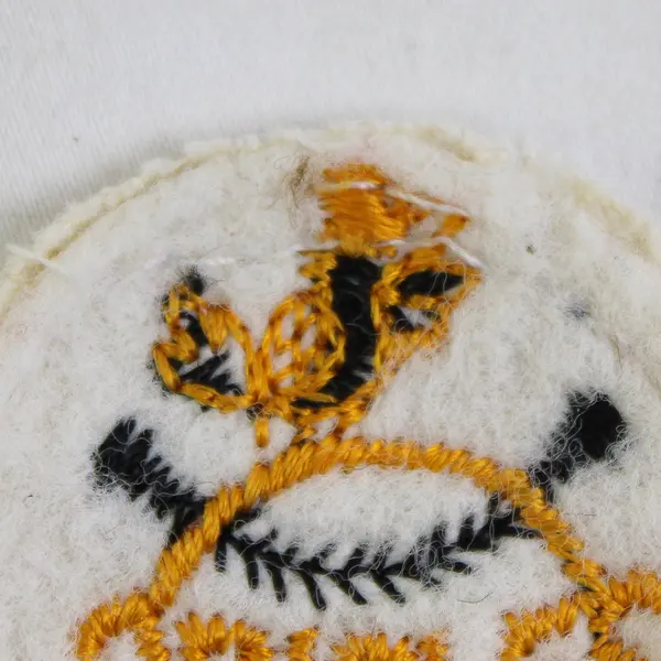 Vintage 1950s Baltimore Orioles Sew On Patch 1-3/4"