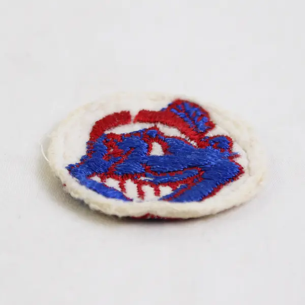Vintage 1950s Cleveland Indians Sew On Patch 1-3/4"