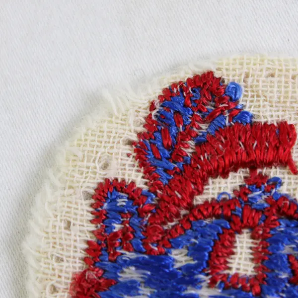 Vintage 1950s Cleveland Indians Sew On Patch 1-3/4"