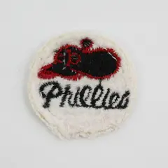 Vintage 1950s Philadelphia Phillies Sew On Patch 1-3/4"