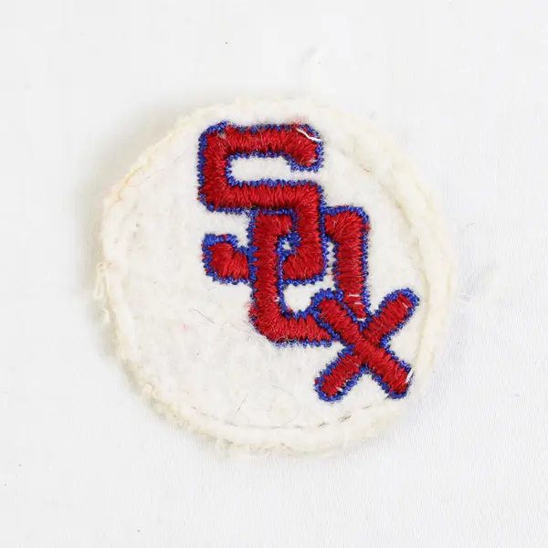 Vintage 1950s Boston Red Sox Collectible Sew On Patch 1-3/4"