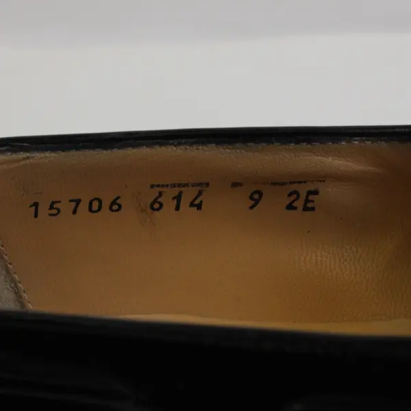 Salvatore Ferragamo Men's Size 9 2E Black Leather Tassel Loafers