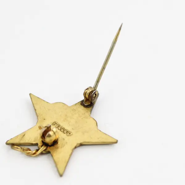 Vintage Boy Scouts of America Star Rank Be Prepared Gold Filled Pin 3/4"