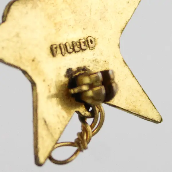 Vintage Boy Scouts of America Star Rank Be Prepared Gold Filled Pin 3/4"