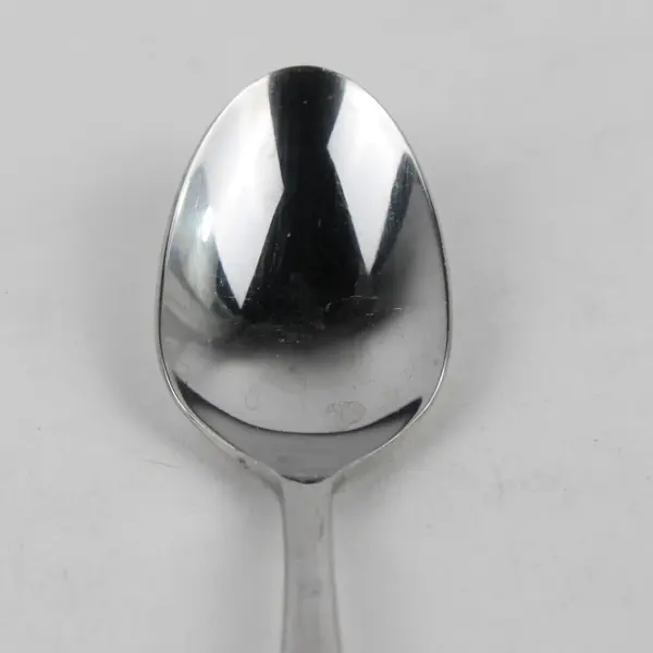 Lot of 2 Oneida Silver Eve Pattern Stainless Steel Oval Soup Spoons 7.25" Good