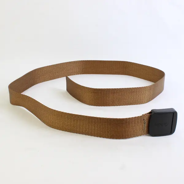 Cabela's Bison Designs Nylon Adjustable Belt Size Med 38" Waist Tan USA Made