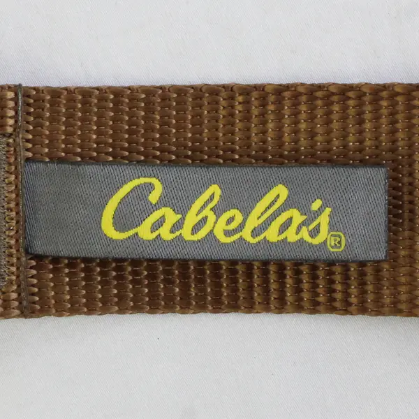 Cabela's Bison Designs Nylon Adjustable Belt Size Med 38" Waist Tan USA Made