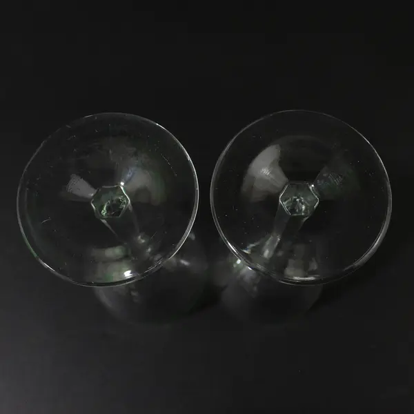 Lot of 2 Luminarc Democratic Wine Festival Wine Glasses 1990