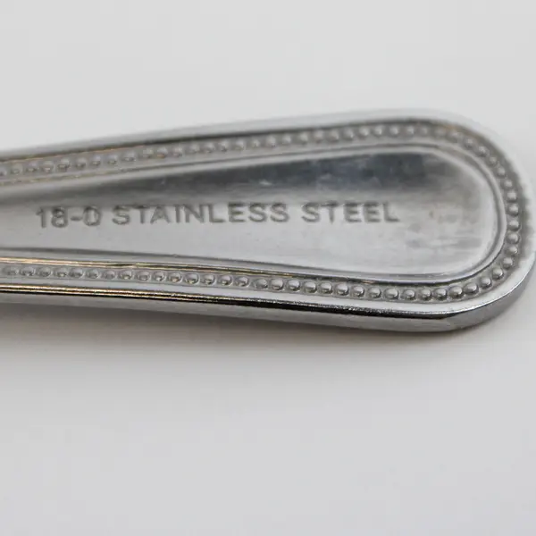 Lot Of 6 Sysco Beaded Patterned (Stainless) Flatware Teaspoons 6.5" Long