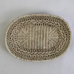 Small Ceramic Soap Dish with "Rope" Design