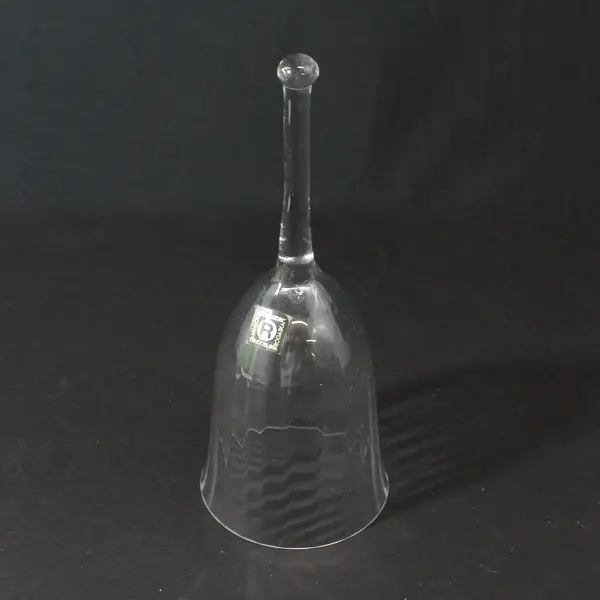 Rogaska Boris Kidric Crystal Bell Yugoslavia Flawed