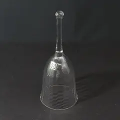 Rogaska Boris Kidric Crystal Bell Yugoslavia Flawed