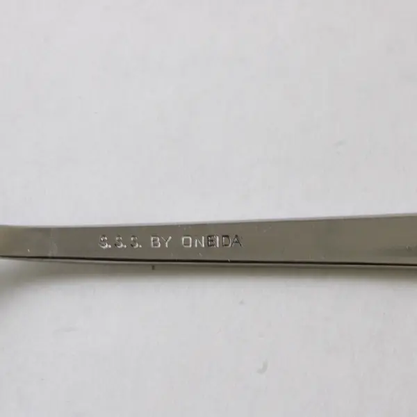 Lot of 4 S.S.S. By Oneida Silver Erika Pattern Teaspoons 6.25" Long Good