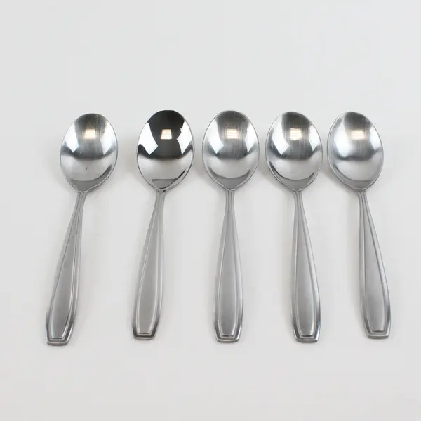 Lot Of 5 Radley & Stowe Unknown Pattern (Stainless) Flatware Teaspoons 6.5" Long
