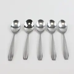 Lot Of 5 Radley & Stowe Unknown Pattern (Stainless) Flatware Teaspoons 6.5" Long