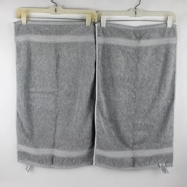 Lot of 8 Gray Hand Towels and Dishcloths
