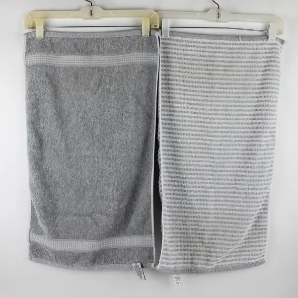 Lot of 8 Gray Hand Towels and Dishcloths