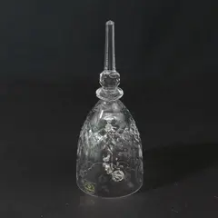 Vintage Rogaska Gallia Crystal Bell 7.25" Yugoslavia