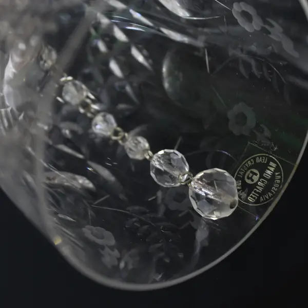 Vintage Rogaska Gallia Crystal Bell 7.25" Yugoslavia