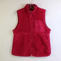 Maurices Women's S Pink Teddy Sherpa Full Zip Vest Pre-owned Good