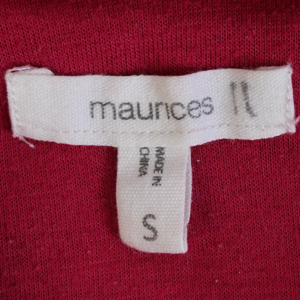 Maurices Women's S Pink Teddy Sherpa Full Zip Vest Pre-owned Good