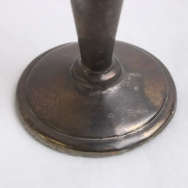 Vintage Silver Plated Single Flower Bud Vase 5-3/4"