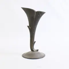 Vintage Silver Plated Tulip-Shaped Bud Vase 5"
