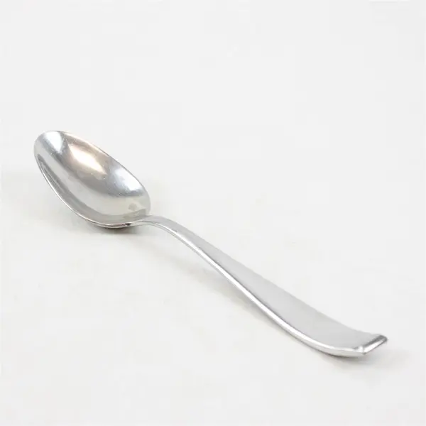 Lot Of 4 Hampton Silversmiths Bergen (Stainless) Flatware Solid Serving Spoon 8"