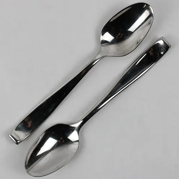 Lot Of 3 Hampton Silversmiths Bergen (Stainless) Flatware Solid Serving Spoon 8"