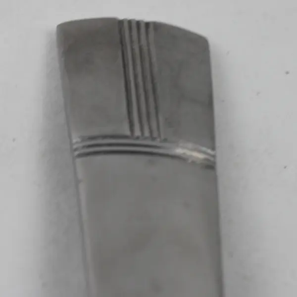 Lot Of 4 Pfaltzgraff Unknown Pattern (Stainless) Flatware Teaspoons 6.5" Long