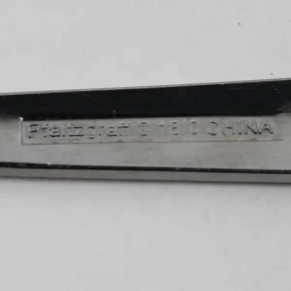 Lot Of 4 Pfaltzgraff Unknown Pattern (Stainless) Flatware Teaspoons 6.5" Long