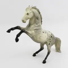 Vintage Breyer King Fighting Stallion 1961-1967 Glossy Gray Appaloosa