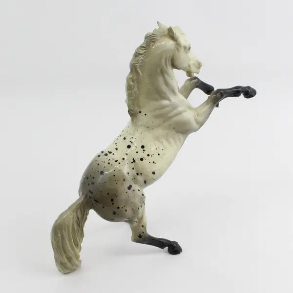 Vintage Breyer King Fighting Stallion 1961-1967 Glossy Gray Appaloosa