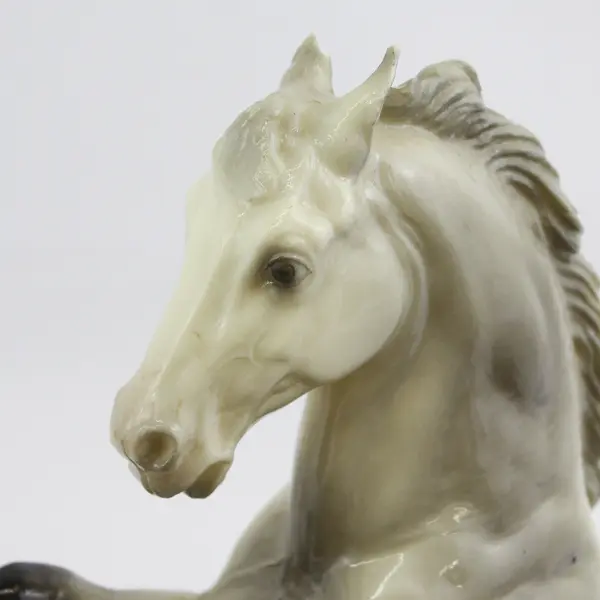 Vintage Breyer King Fighting Stallion 1961-1967 Glossy Gray Appaloosa