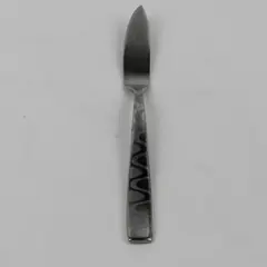 Oneida Silver Entwine Pattern 18/0 SS Flat Handle Butter Knife 7" Rare Good