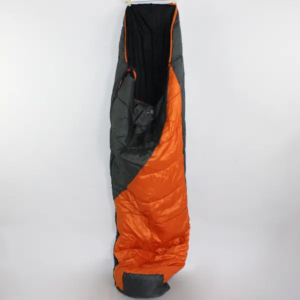 Coleman Gray and Orange Adult Camping Sleeping Bag 32" x 82"