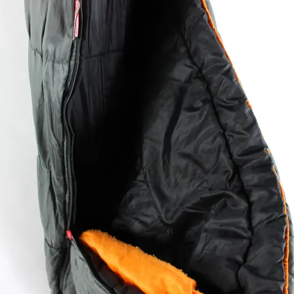 Coleman Gray and Orange Adult Camping Sleeping Bag 32" x 82"