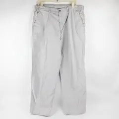 Dockers Men's 36x30 Light Gray Khakis Straight Fit Pleated Front Pants