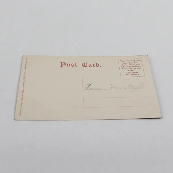 Vintage Snohomish County Court House Postcard Everett Washington