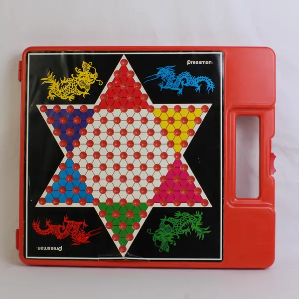 Vintage Pressman Checkers & Chinese Checkers Set
