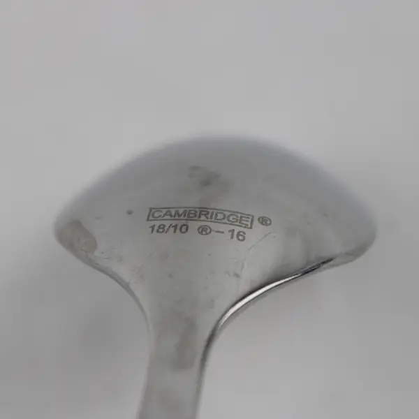 Lot of 4 Cambridge Silver CBS54 Pattern 18/10 SS Teaspoons 6.75" Rare HTF Good