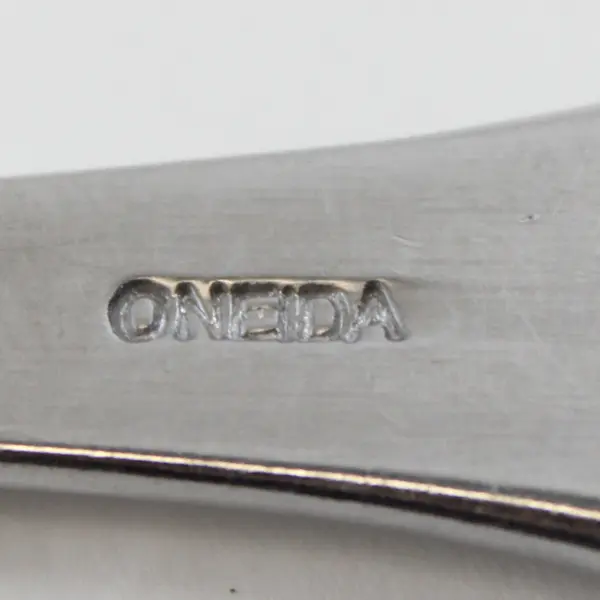 Lot Of 2 Oneida Silver Persuasion (Stainless) Flatware Serving Set (Spoon/Fork)