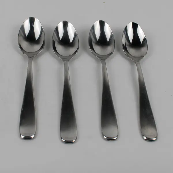 Lot of 4 Cambridge Silver CBS54 Pattern 18/10 SS Soup Spoons 8" Rare HTF Good