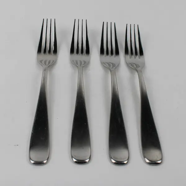 Lot of 4 Cambridge Silver CBS54 Pattern 18/10 SS Dinner Forks 8.25" Rare HTF
