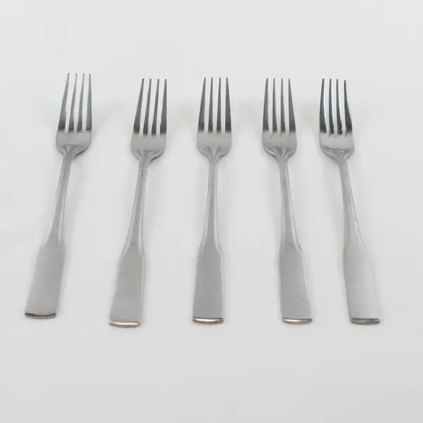 Lot Of 5 Oneida Silver Persuasion (Stainless) Flatware Salad Forks 7.25" Long