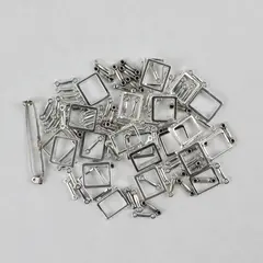 Bag of Fire Mountain Gems Spacers and Eye Bars for Jewelry Making New