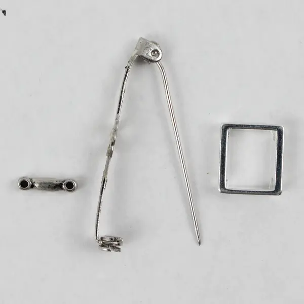 Bag of Fire Mountain Gems Spacers and Eye Bars for Jewelry Making New