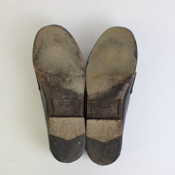 Vintage Cole Haan City Men's 9 1/2 C594 Burgundy Leather Tassel Loafer Shoes